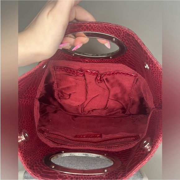 Sold Express Red Clutch EUC - Picture 4 of 5